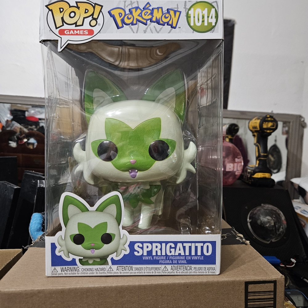 Funko Pokémon Sprigatito Vinyl Figure - Green and White